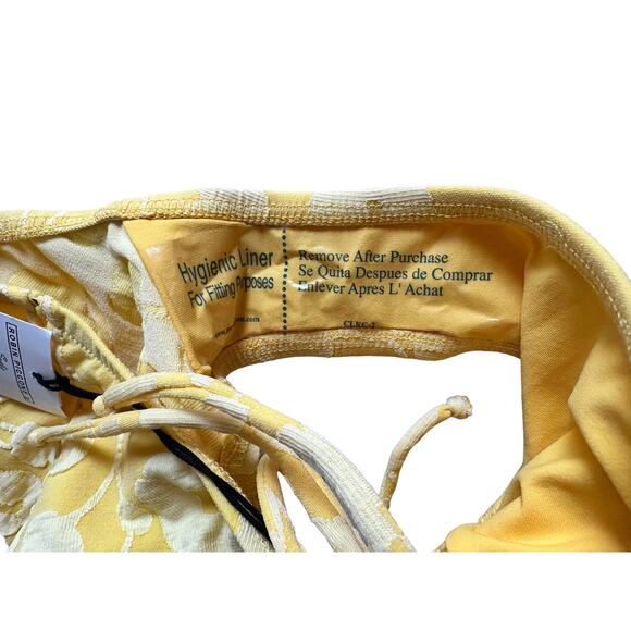 Robin Piccone women's Sadie marigold‎ Bikini Bottom Large NEW $66 - Picture 4 of 9